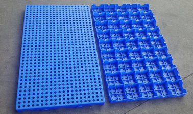 Sàn lưới nhựa xuất khẩu Pallet kết nối dễ dàng làm sạch Công suất tải cao