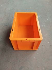 Màu cam Hộp chứa xếp chồng Euro 300 * 200 mm / Hộp chứa bằng nhựa có thể xếp chồng lên nhau