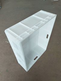 Nguyên liệu Polyethylene gia cố chống trượt Đáy thùng chứa xếp chồng Euro Khả năng chịu tải 20kg