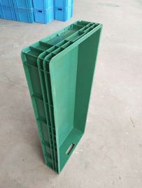 Hộp xếp chồng Polyethylene Euro Virgin 900 * 400 * 120 mm Gia cố bên trong để lưu trữ bộ phân chia tải ổn định