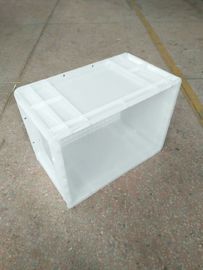 Tải trọng 15kg Thùng chứa bằng Polyethylene Euro nguyên chất 400 * 300 mm Lưu trữ nhẹ băng tải
