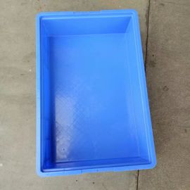 Kích thước tiêu chuẩn Lưu trữ chiều cao thấp hơn Hộp chứa xếp chồng Euro / Hộp chứa PE nguyên chất công nghiệp