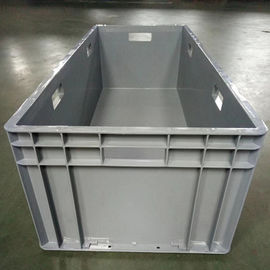 Công nghiệp động cơ Khối lượng lớn Hộp chứa xếp chồng Châu Âu 1000 * 400 * 290 mm Màu nhựa nguyên sinh tùy chỉnh