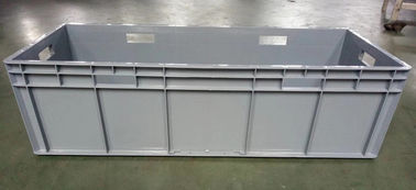 Công nghiệp động cơ Khối lượng lớn Hộp chứa xếp chồng Châu Âu 1000 * 400 * 290 mm Màu nhựa nguyên sinh tùy chỉnh