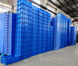 800 * 600 * 120 mm Hộp xếp chồng nhựa PP hoặc PE nguyên chất / Hộp xếp chồng Euro