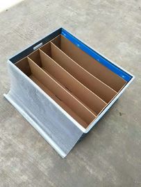 Công nghiệp động cơ Khối lượng lớn Hộp chứa xếp chồng Châu Âu 1000 * 400 * 290 mm Màu nhựa nguyên sinh tùy chỉnh