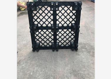 Light Duty 9 Runners 1100 * 1100 Mm Một chiều Bao bì Pallet nhựa