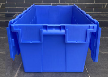 Recycable Logistics Xếp chồng Hộp đựng có nắp đậy bằng nhựa