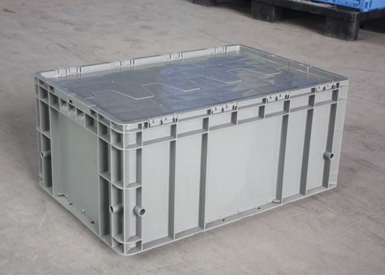 600 * 400mm 35kg PP Euro thùng chứa xếp chồng Chống va đập