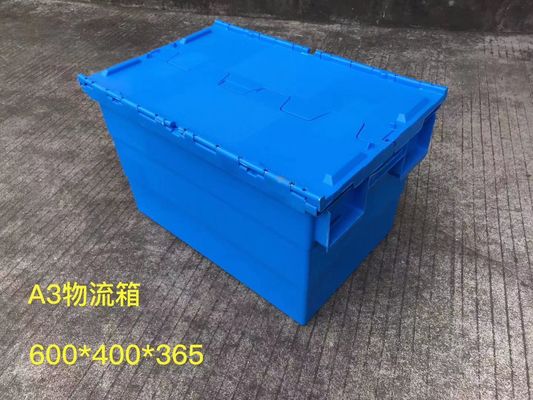 Tổng số lưu trữ bằng nhựa 600 * 400mm chống thấm với nắp bản lề