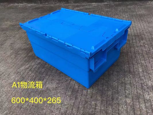 Tổng số lưu trữ bằng nhựa 600 * 400mm chống thấm với nắp bản lề
