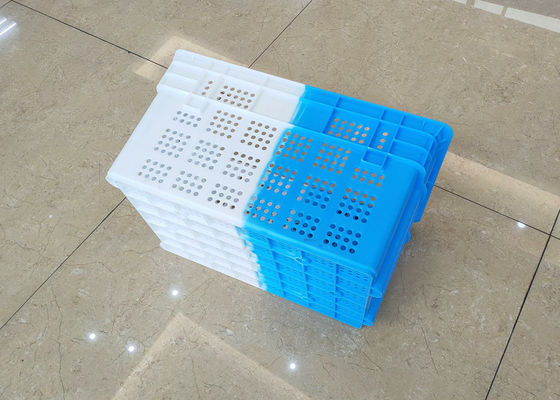 Vận chuyển hai màu Thùng nhựa lồng nhau cho trái cây và rau quả