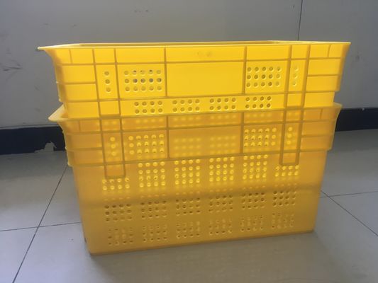 600 * 400mm Thùng nhựa rau quả và trái cây có thể xếp chồng lên nhau Phân phối doanh thu