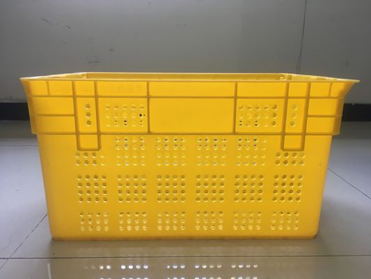 600 * 400mm Thùng nhựa rau quả và trái cây có thể xếp chồng lên nhau Phân phối doanh thu