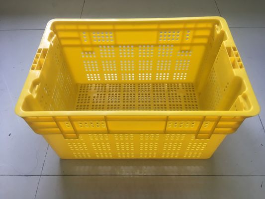 600 * 400mm Thùng nhựa rau quả và trái cây có thể xếp chồng lên nhau Phân phối doanh thu