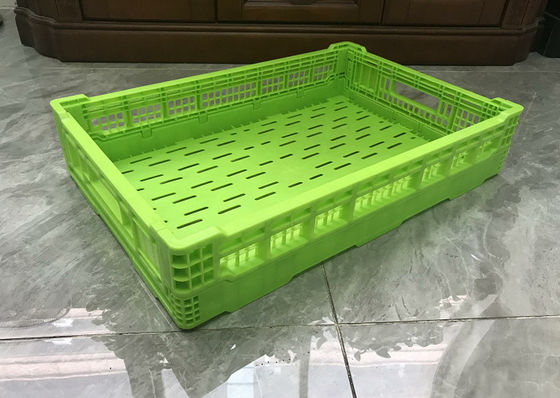 Lưu trữ Thùng nhựa đựng trái cây và rau quả 600 * 400 * 120mm In logo