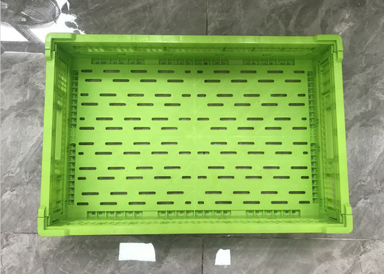 Lưu trữ Thùng nhựa đựng trái cây và rau quả 600 * 400 * 120mm In logo