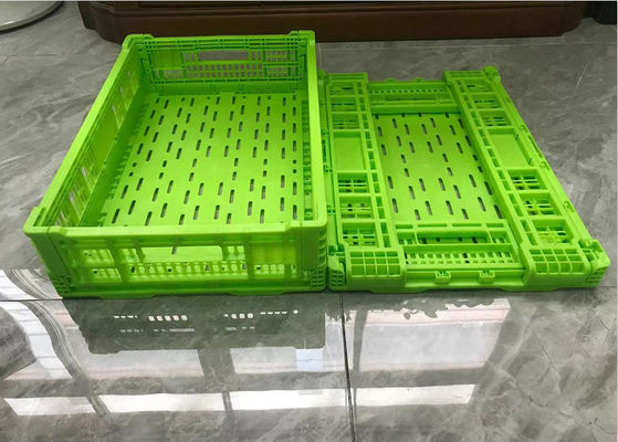 Lưới có thể gập lại được trên tường Hộp lưu trữ bằng nhựa cho trái cây rau