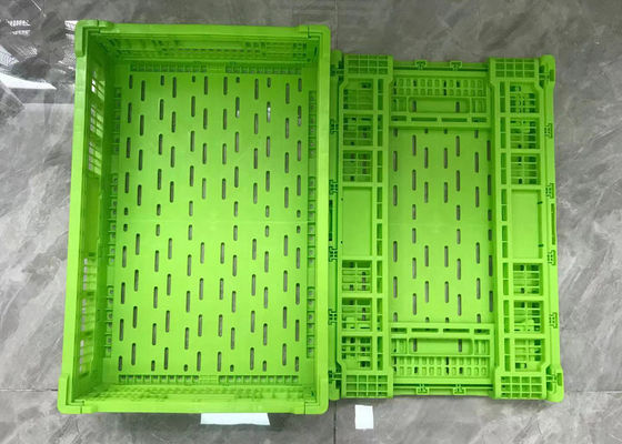 Lưới có thể gập lại được trên tường Hộp lưu trữ bằng nhựa cho trái cây rau