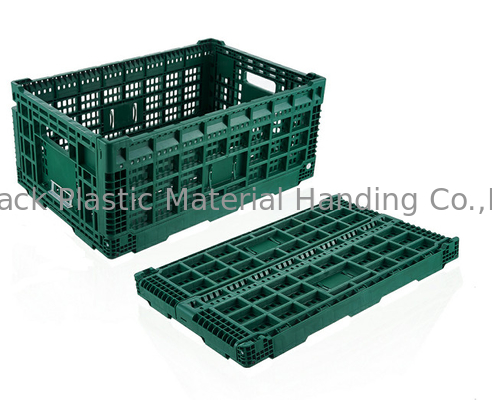600 * 400mm Thùng nhựa trái cây và rau quả Dovetail rãnh Màu tùy chỉnh