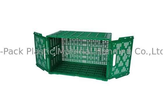 3,4kg 100% nguyên chất PP Thùng nhựa rau quả nặng