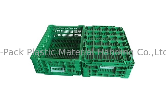 Rau gấp Thùng nhựa đựng trái cây công nghiệp Thùng 400 * 300 * 140mm